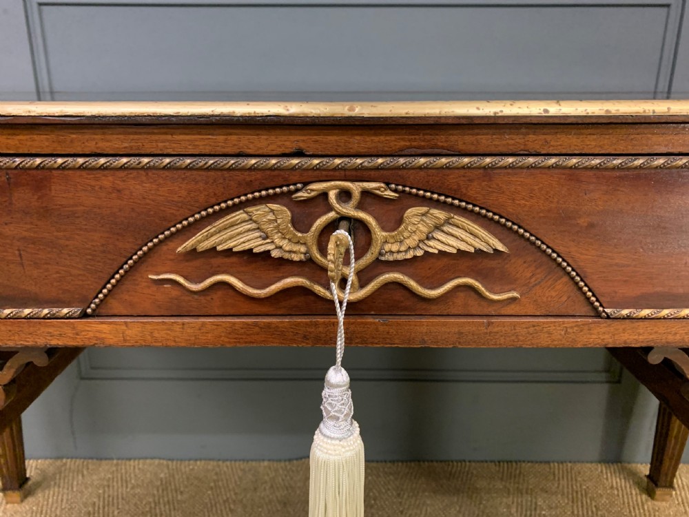 French Empire Style Mahogany Writing Desk View X