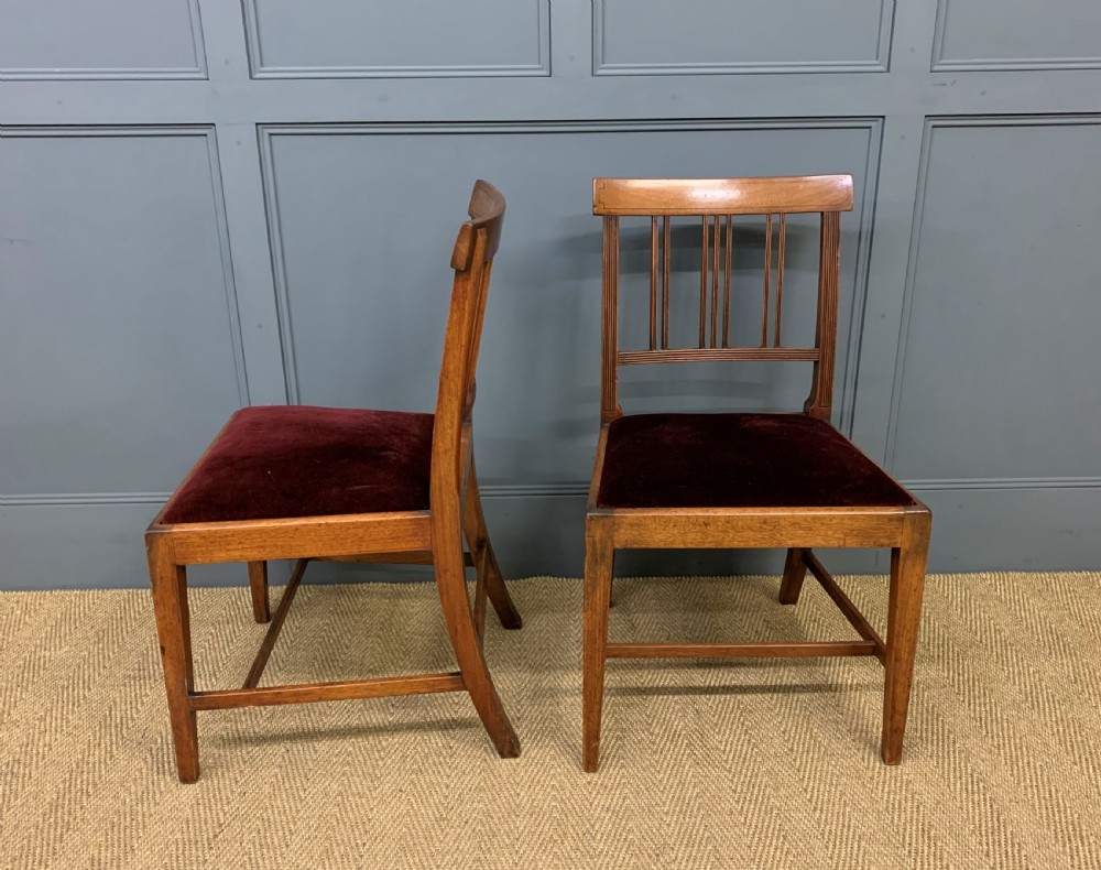 Set of 8 George III Mahogany Dining Chairs View VII