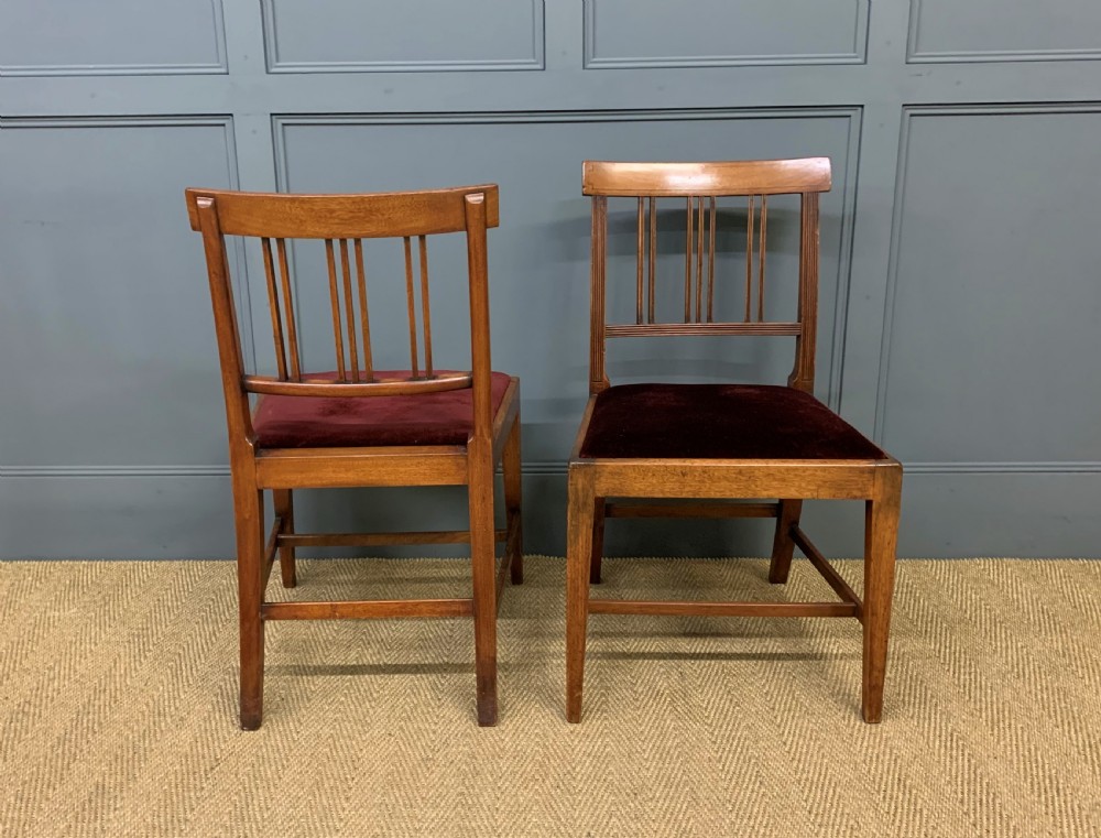 Set of 8 George III Mahogany Dining Chairs View VIII