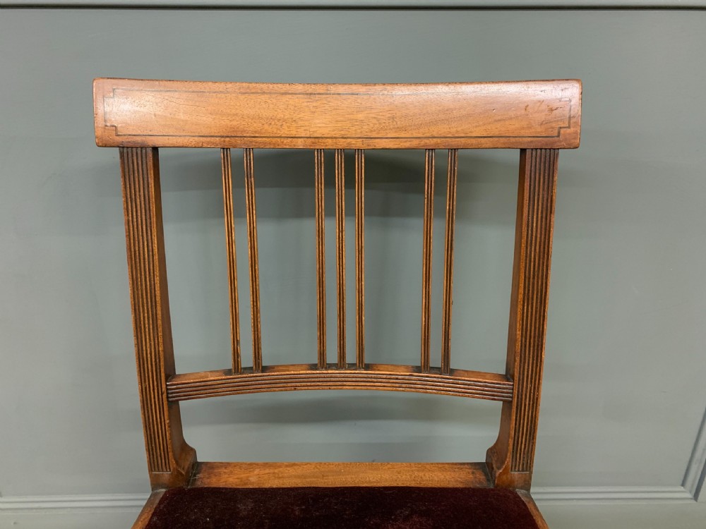 Set of 8 George III Mahogany Dining Chairs View XI