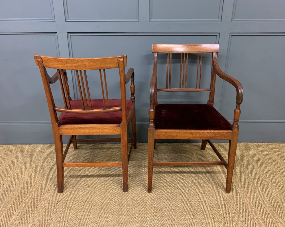Set of 8 George III Mahogany Dining Chairs View XIV
