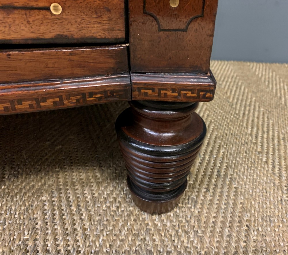 Regency Inlaid Mahogany Chest of Drawers View XII