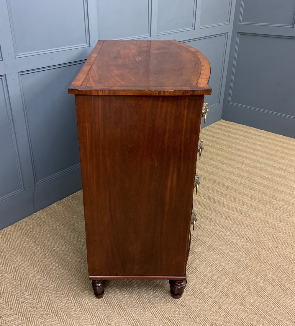 Regency Inlaid Mahogany Chest of Drawers View XV