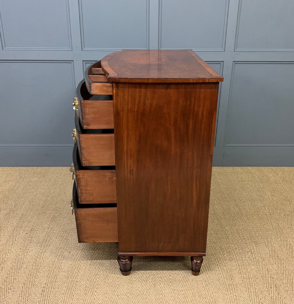 Regency Inlaid Mahogany Chest of Drawers View XVIII