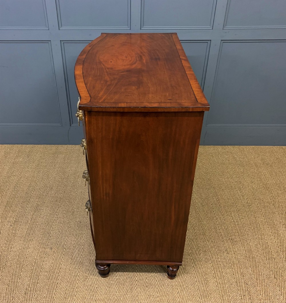 Regency Inlaid Mahogany Chest of Drawers View XIX