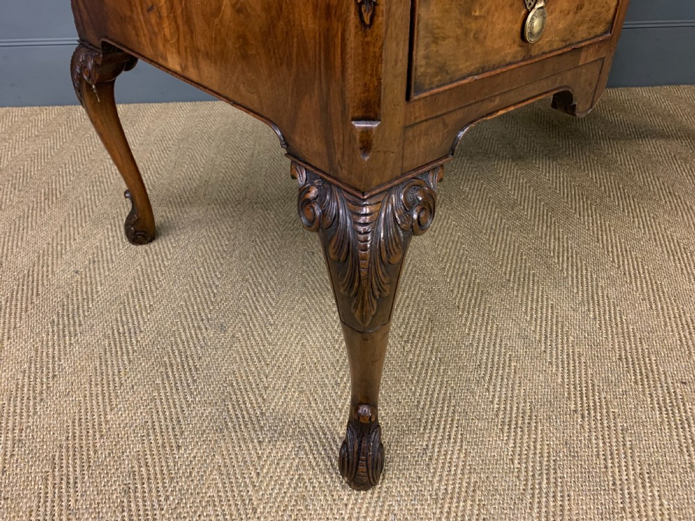 Queen Anne Style Burr Walnut Writing Desk View XIII