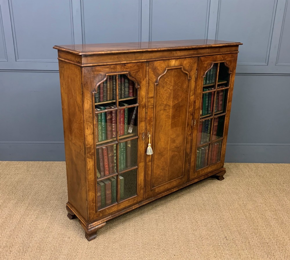Burr Walnut Bookcase
