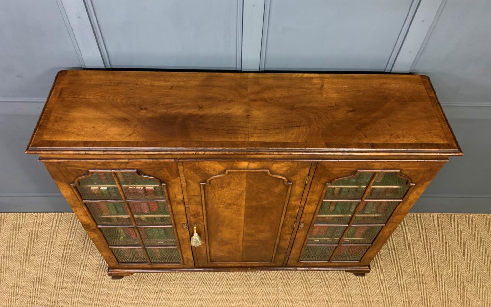Burr Walnut Bookcase View IV