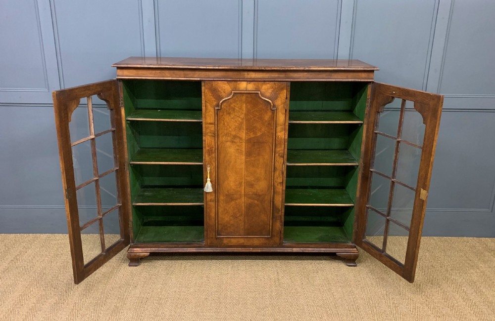 Burr Walnut Bookcase View VIII