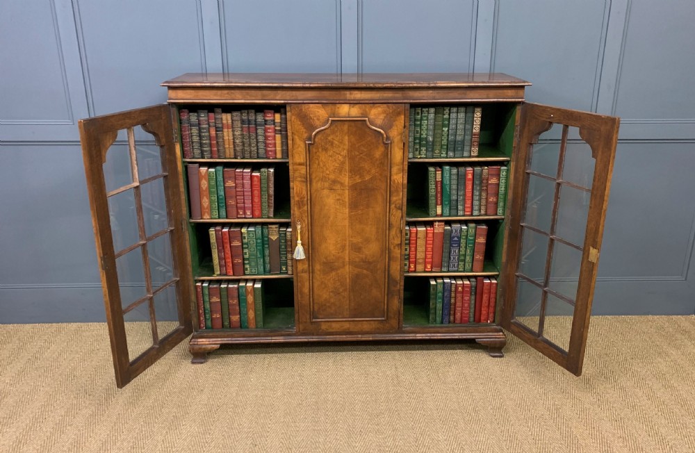 Burr Walnut Bookcase View X