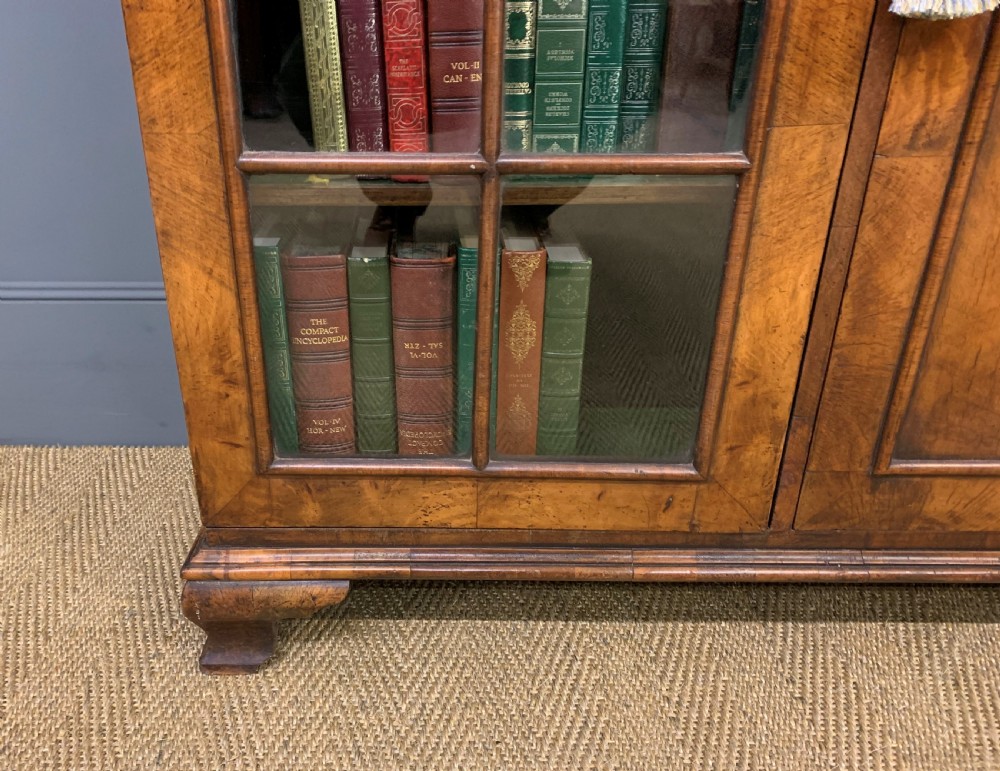 Burr Walnut Bookcase View XII