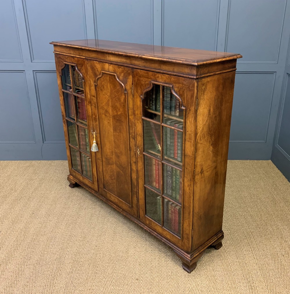 Burr Walnut Bookcase View XV