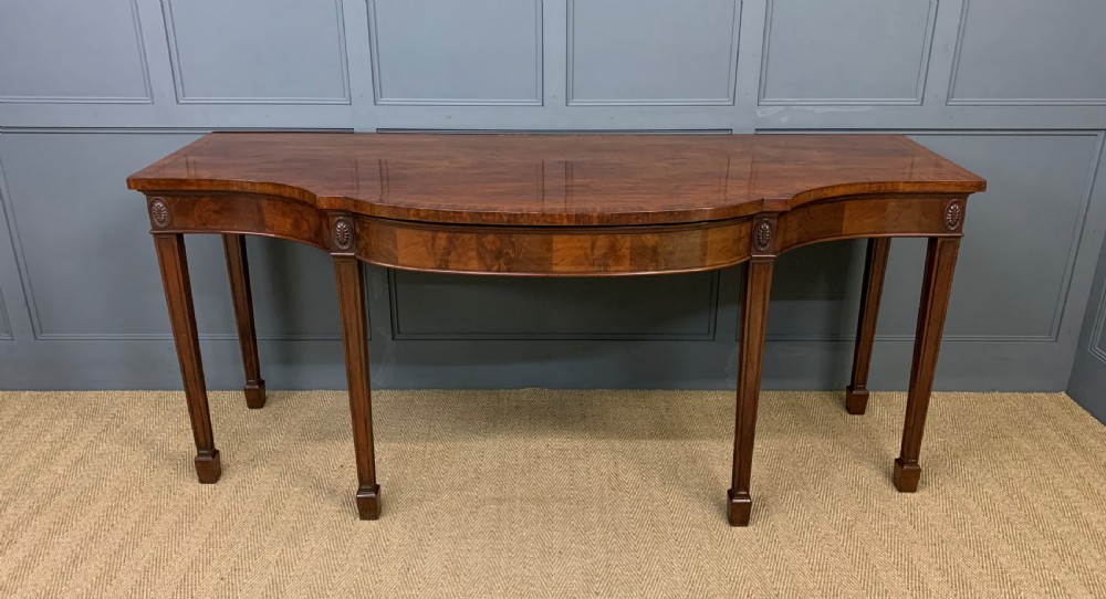 Substantial George III Mahogany Serving Table