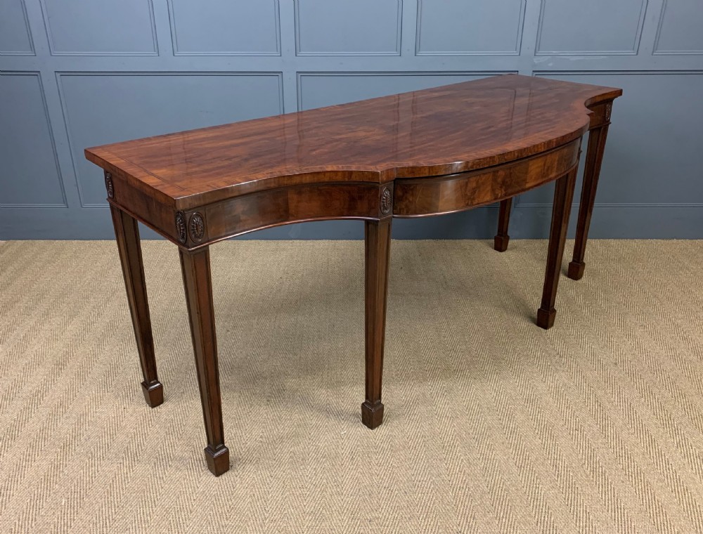 Substantial George III Mahogany Serving Table View III