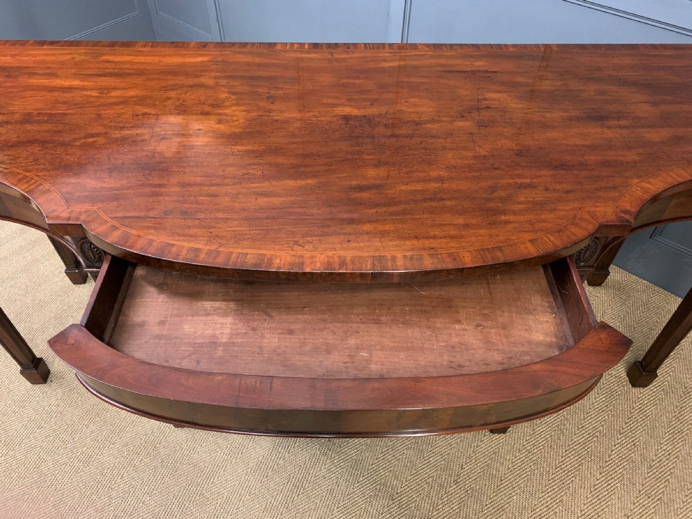 Substantial George III Mahogany Serving Table View IV