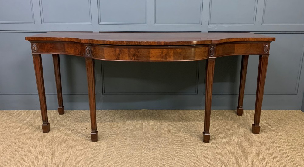 Substantial George III Mahogany Serving Table View VI