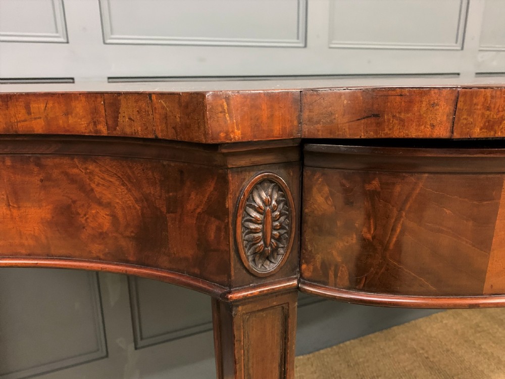 Substantial George III Mahogany Serving Table View VIII