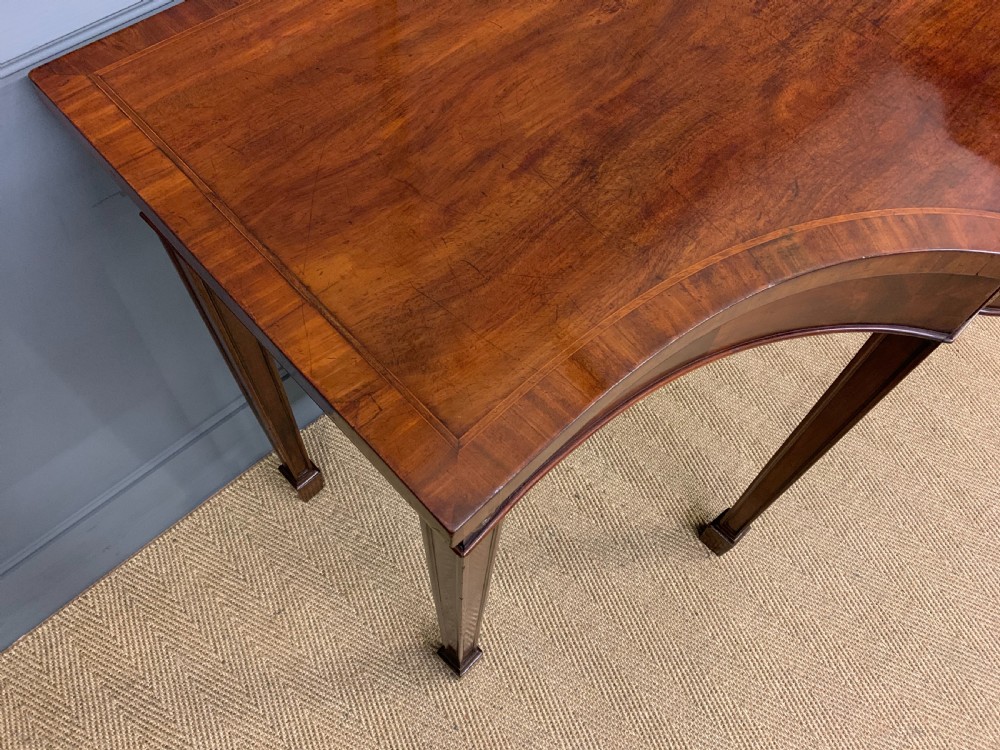 Substantial George III Mahogany Serving Table View X
