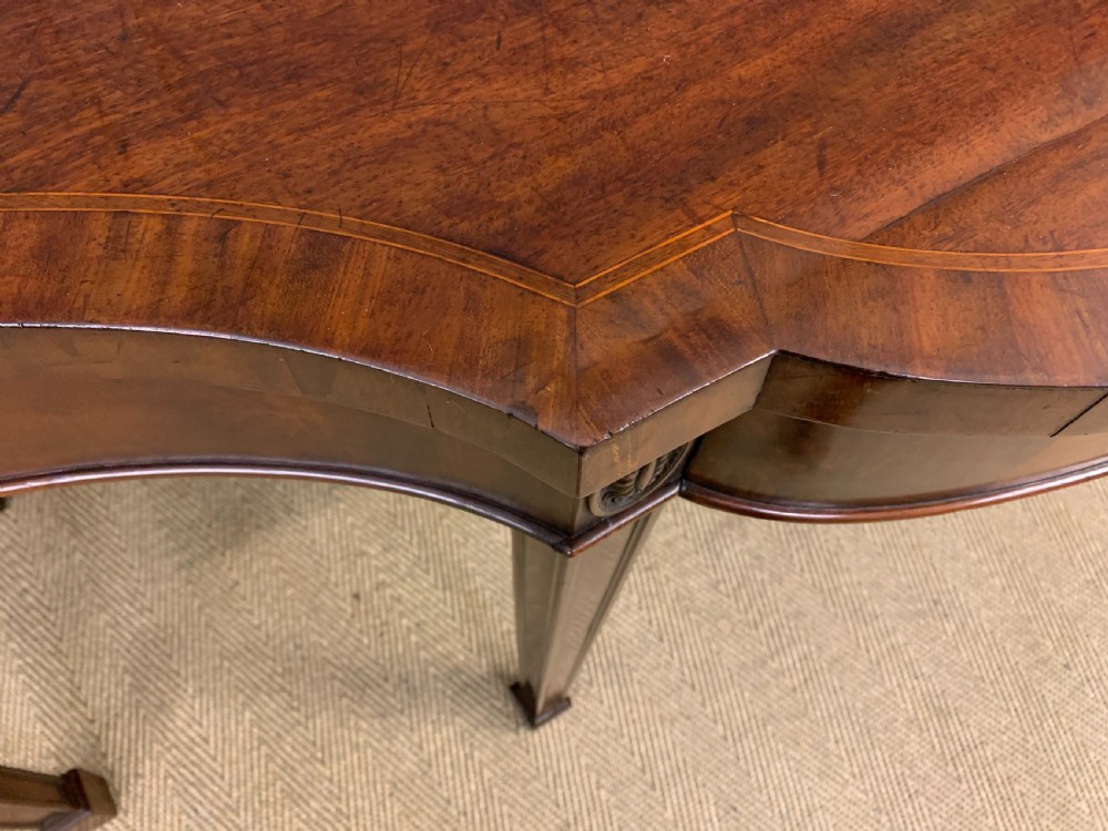 Substantial George III Mahogany Serving Table View XI