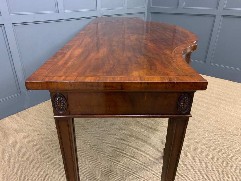 Substantial George III Mahogany Serving Table View XVII