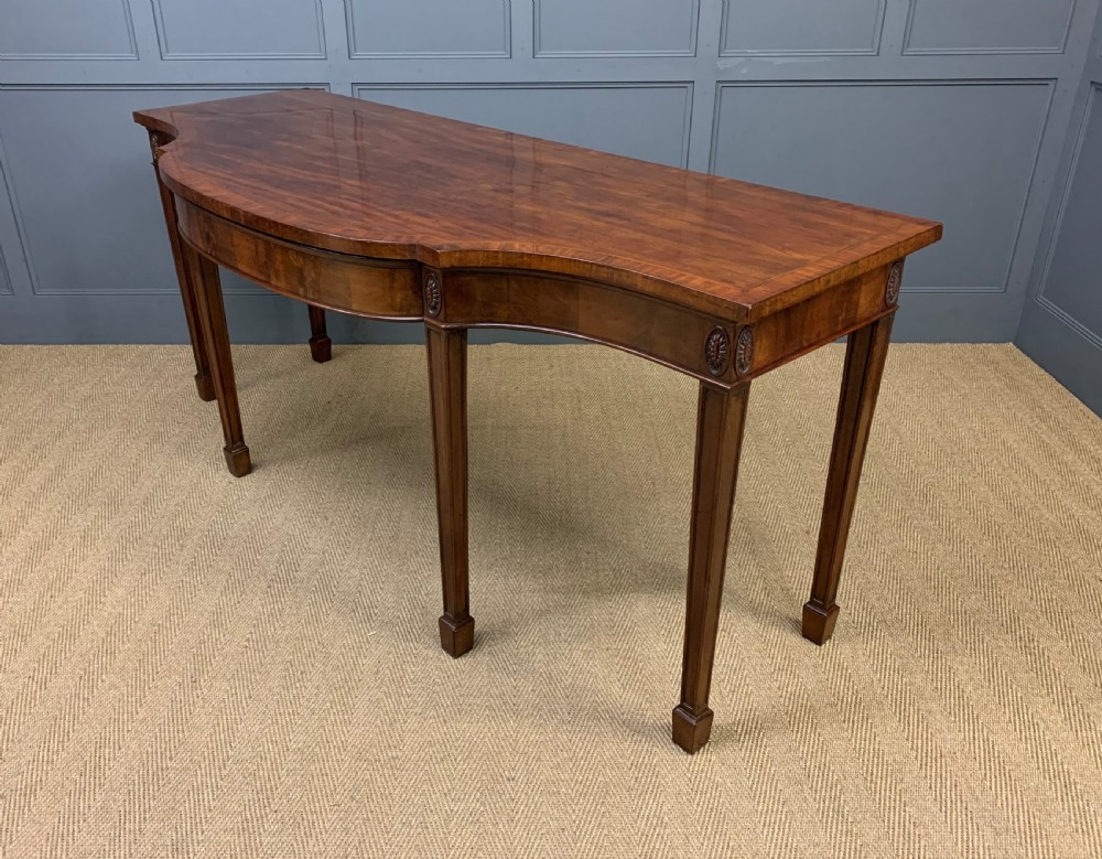 Substantial George III Mahogany Serving Table View XVIII