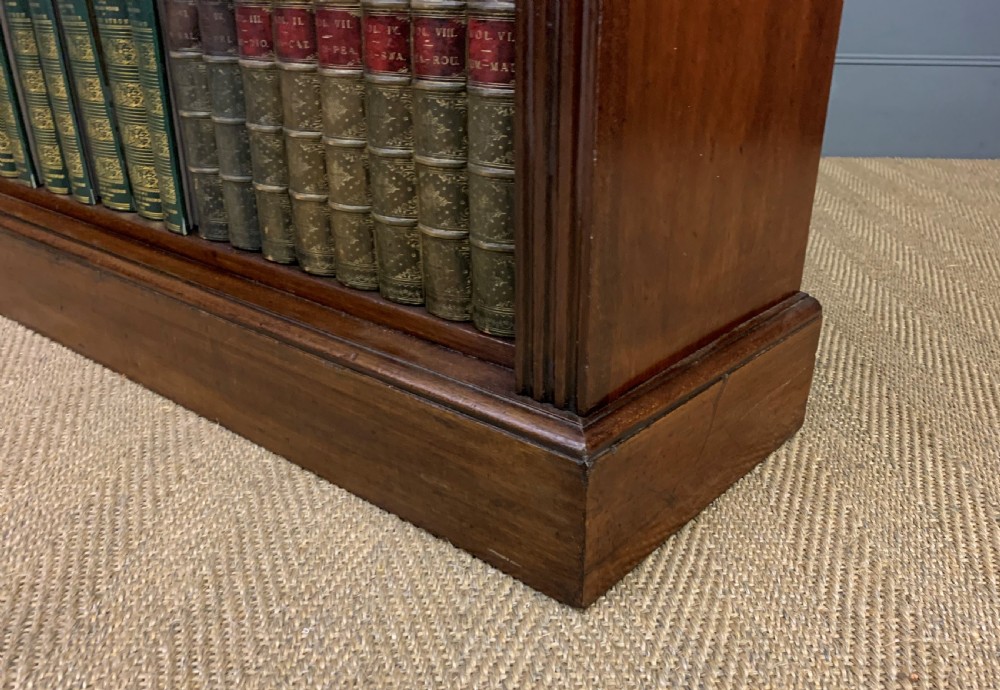 Edwardian Walnut Open Bookcase View XIII