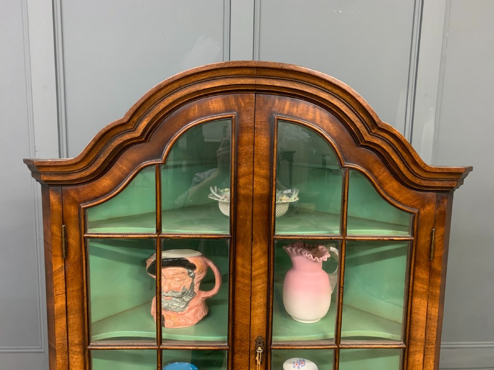 Flame Mahogany Corner Cabinet View VIII