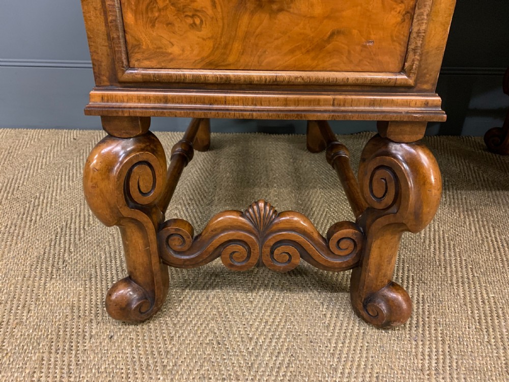 Burr Walnut Carolean Style Writing Desk View VIII