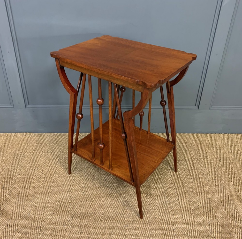 Arts and Crafts Walnut Occasional Table View VII