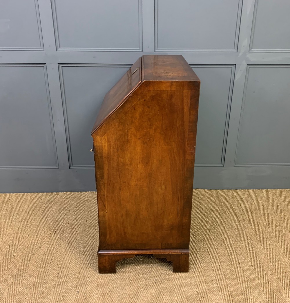 Georgian Style Burr Walnut Bureau View XIV