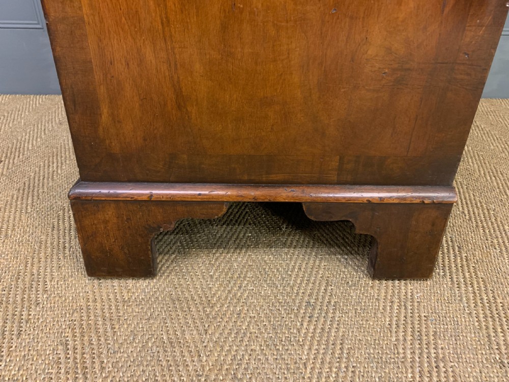 Georgian Style Burr Walnut Bureau View XVI