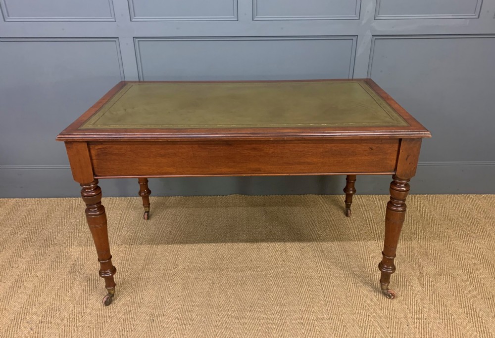 Victorian Walnut 2 Drawer Writing Table View V