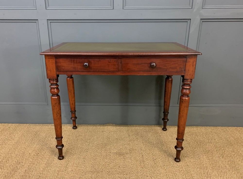 Victorian Mahogany 2 Drawer Writing Table View II