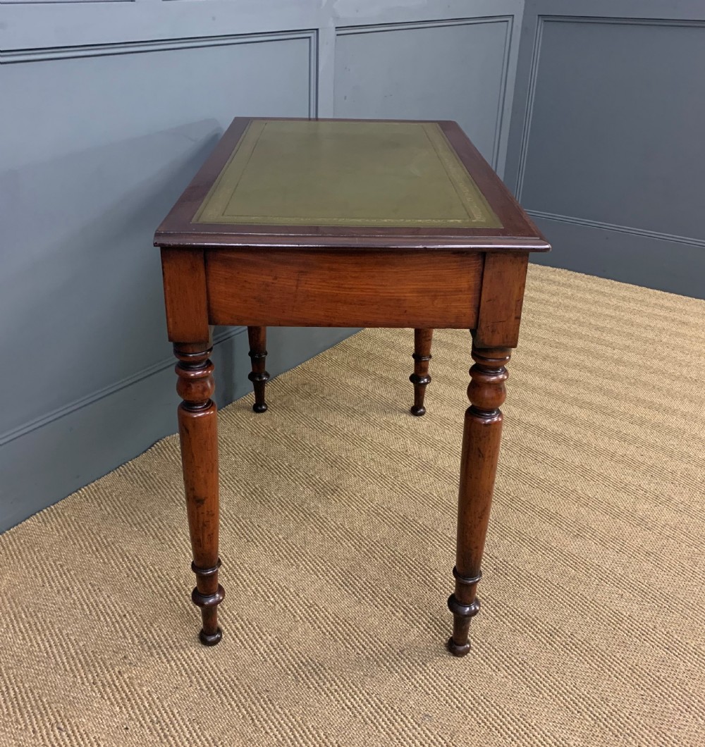Victorian Mahogany 2 Drawer Writing Table View V