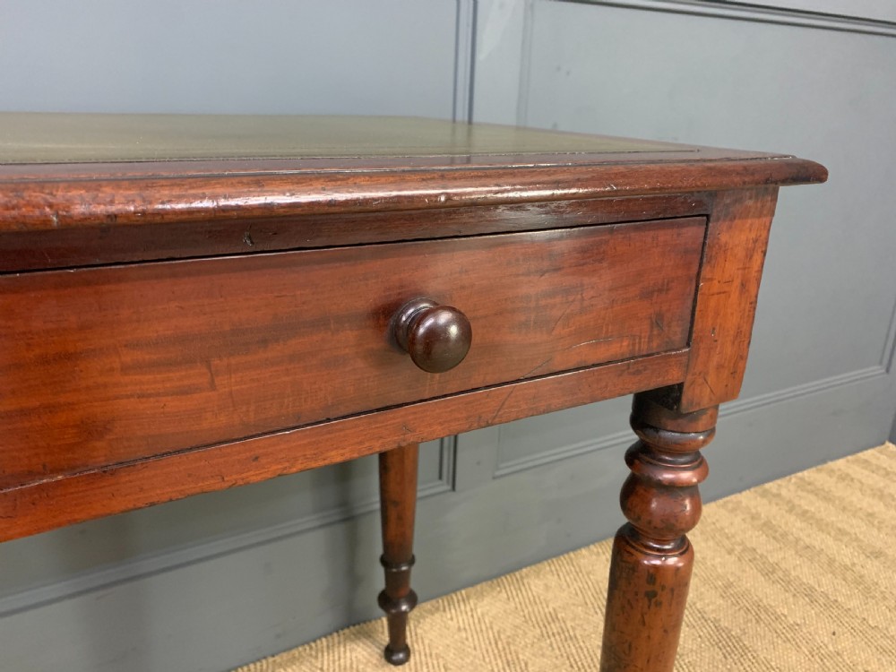 Victorian Mahogany 2 Drawer Writing Table View VIII