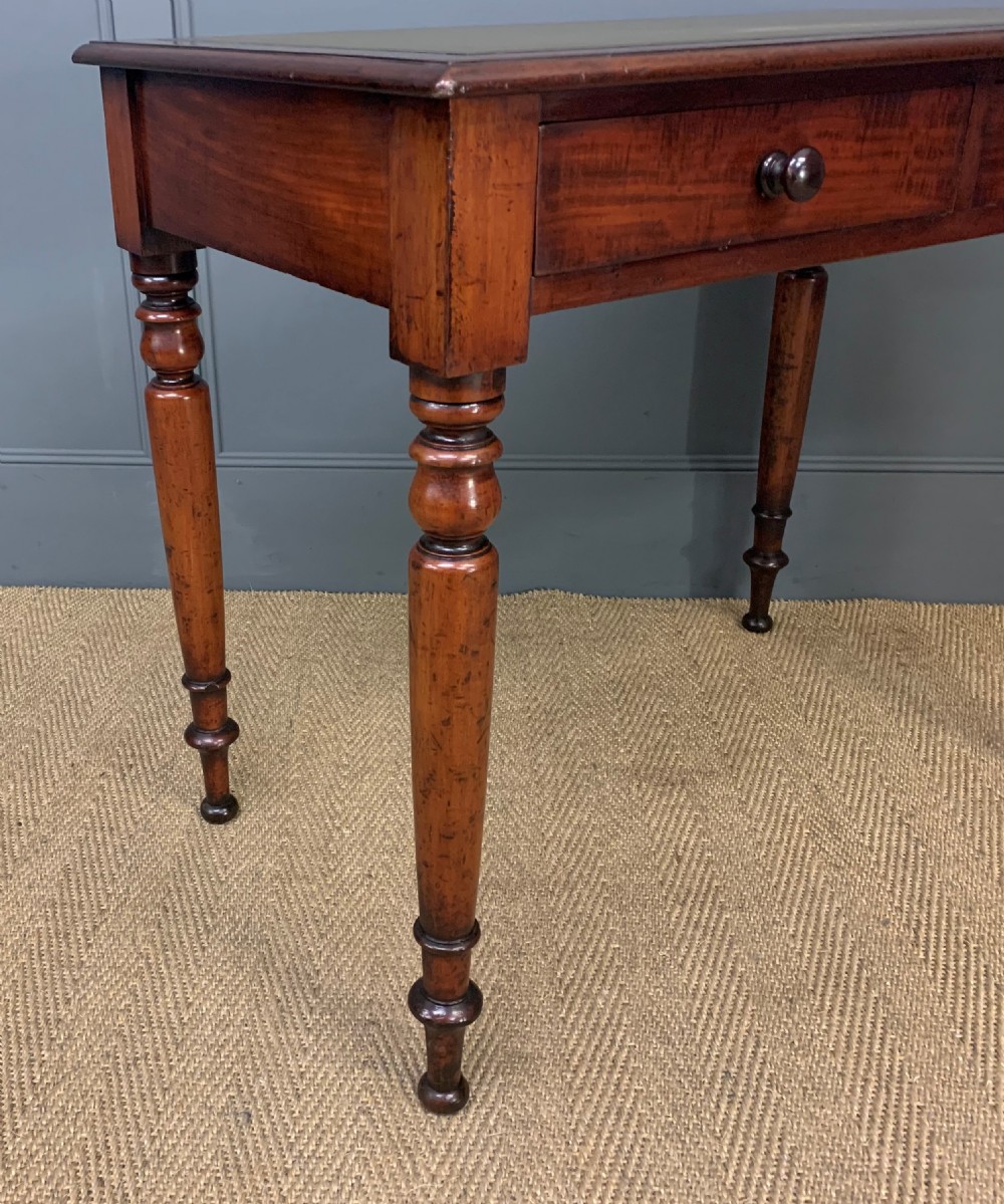 Victorian Mahogany 2 Drawer Writing Table View X