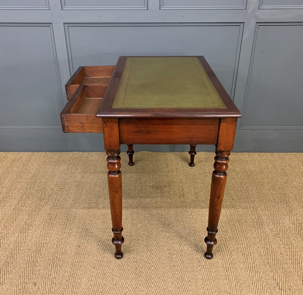 Victorian Mahogany 2 Drawer Writing Table View XIII