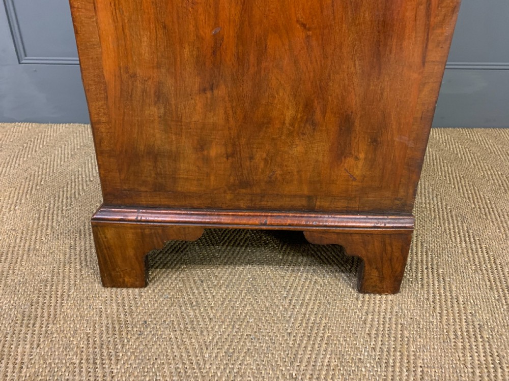 George I Style Burr Walnut Bureau View XV