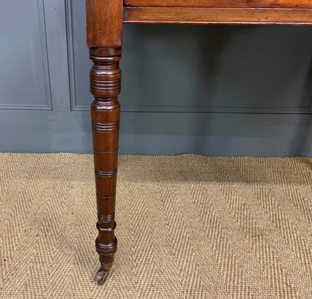 Victorian Walnut 2 Drawer Writing Table View IX