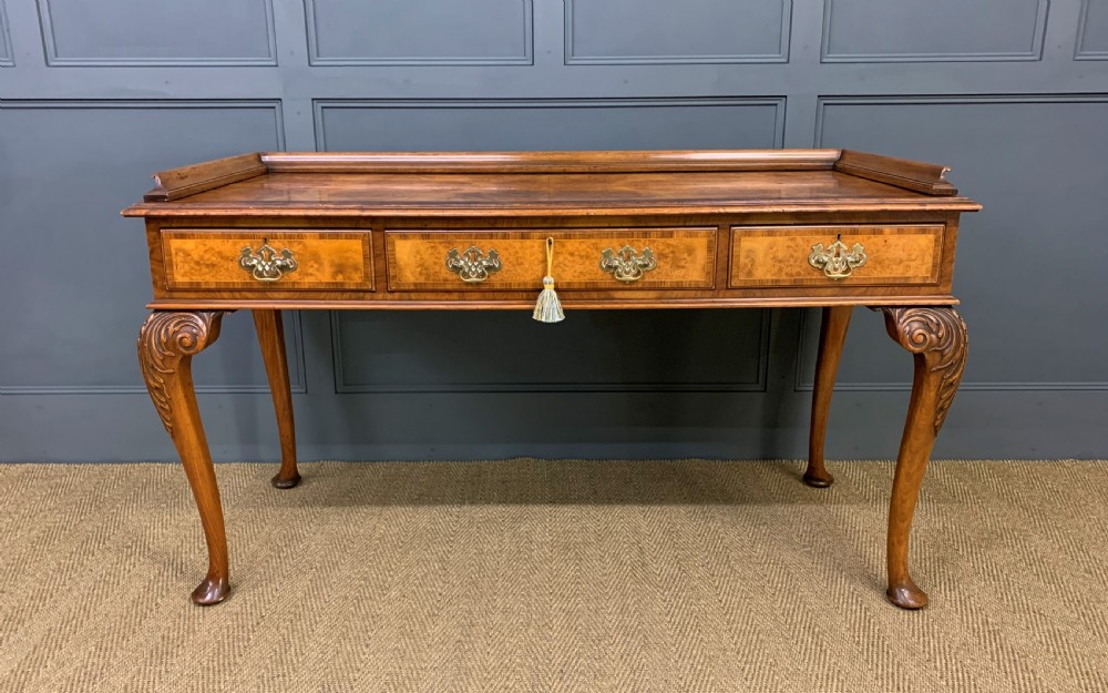 Burr Walnut Table View III