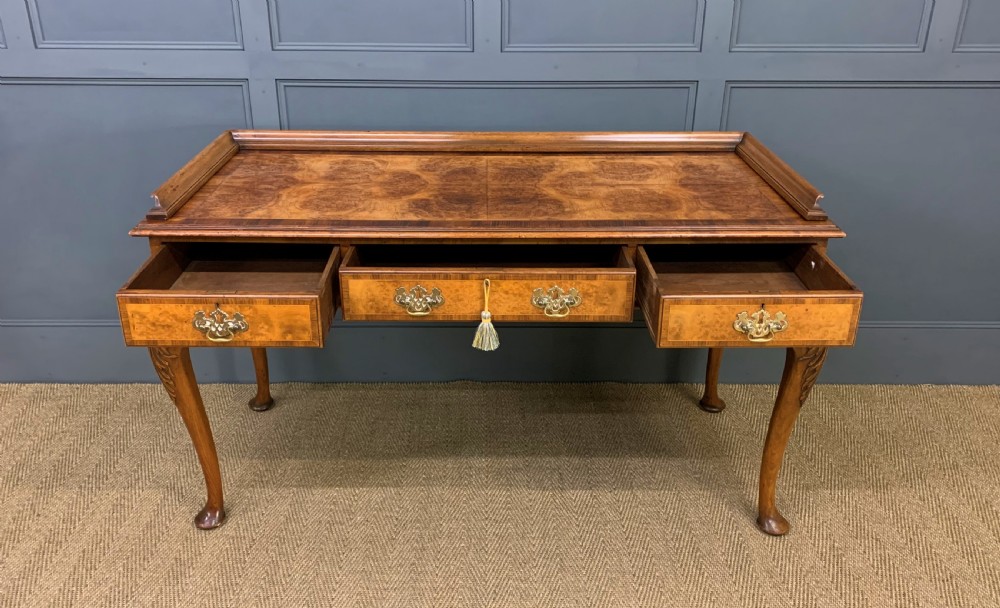 Burr Walnut Table View IV