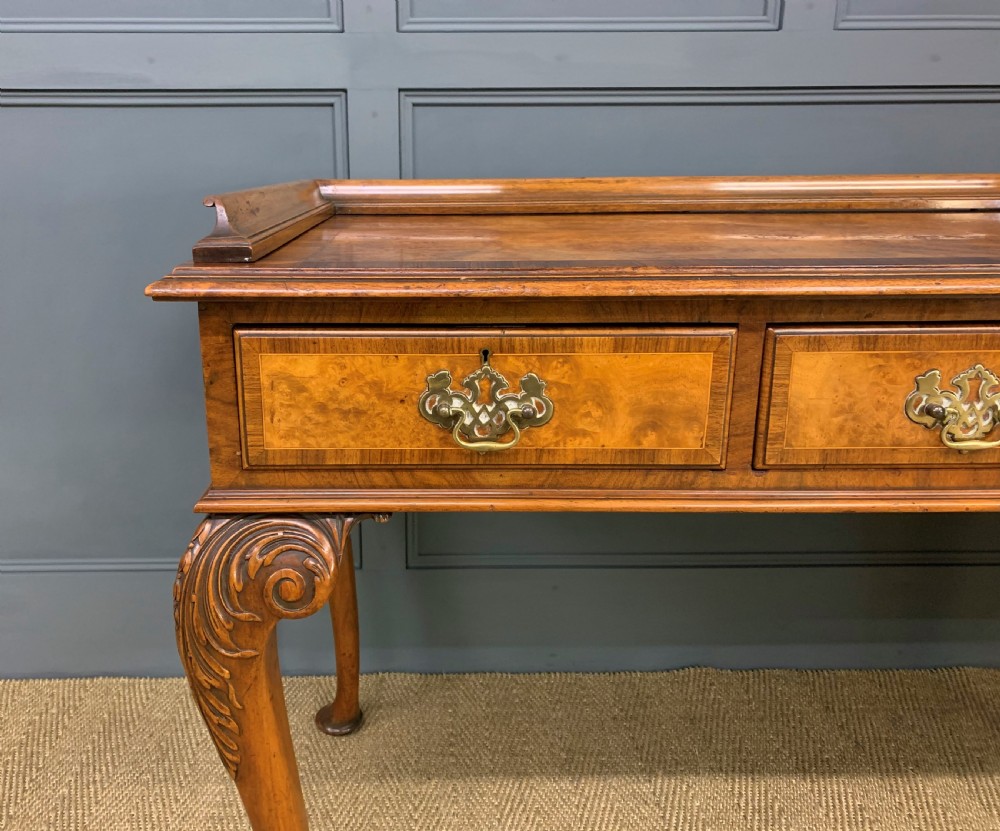 Burr Walnut Table View VII