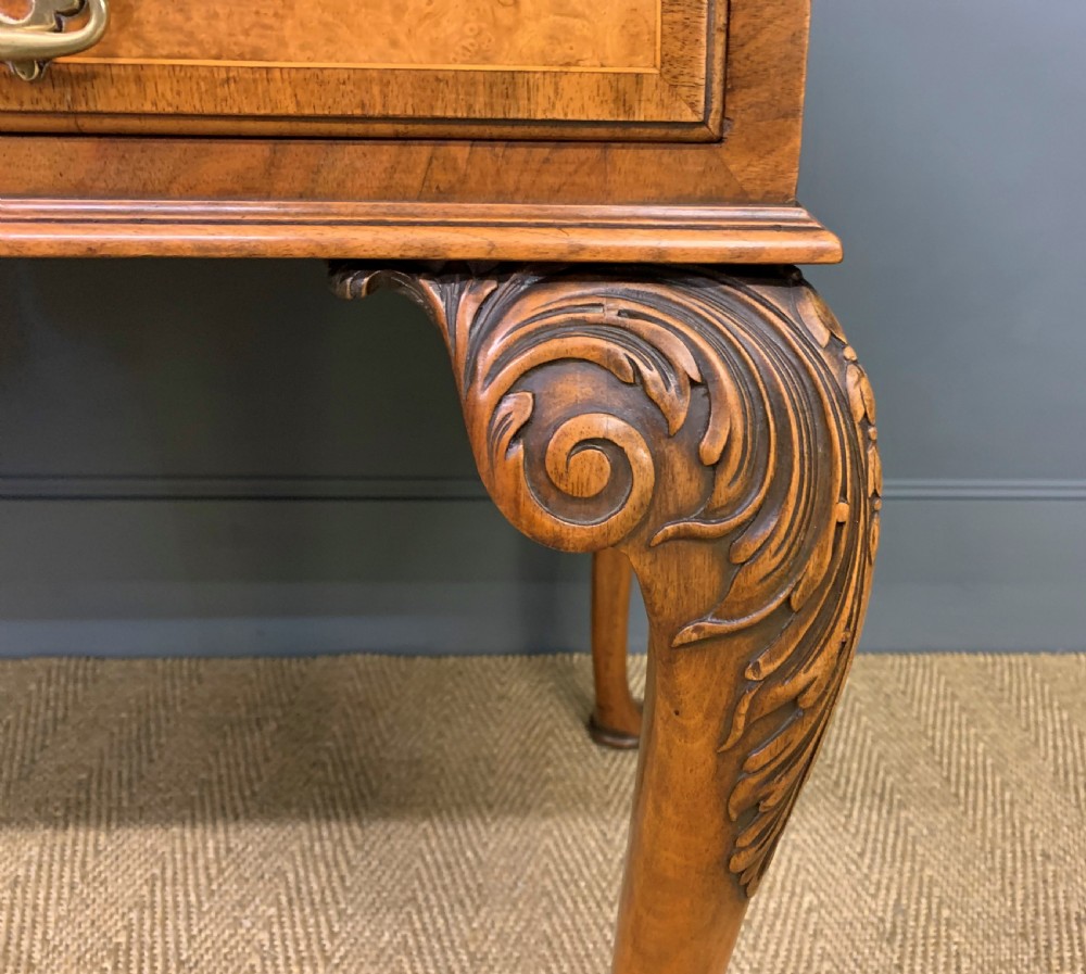 Burr Walnut Table View VIII