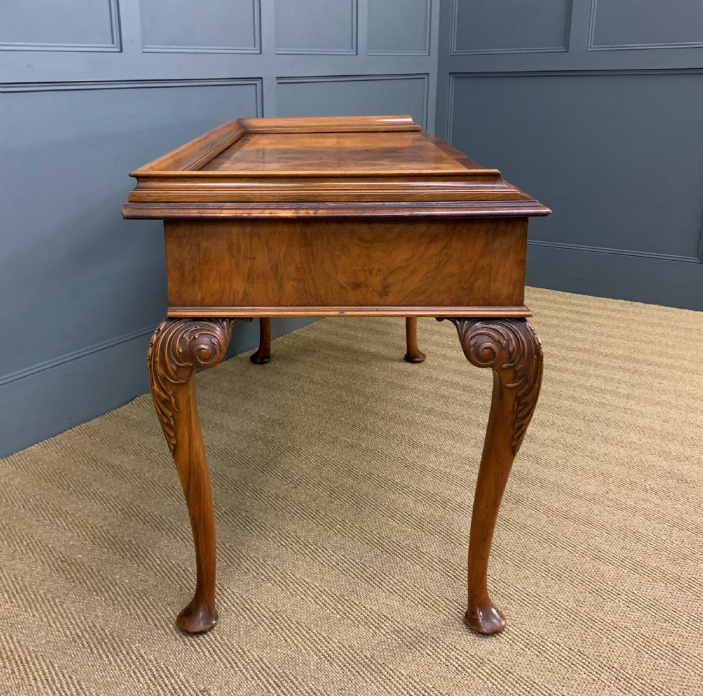 Burr Walnut Table View IX