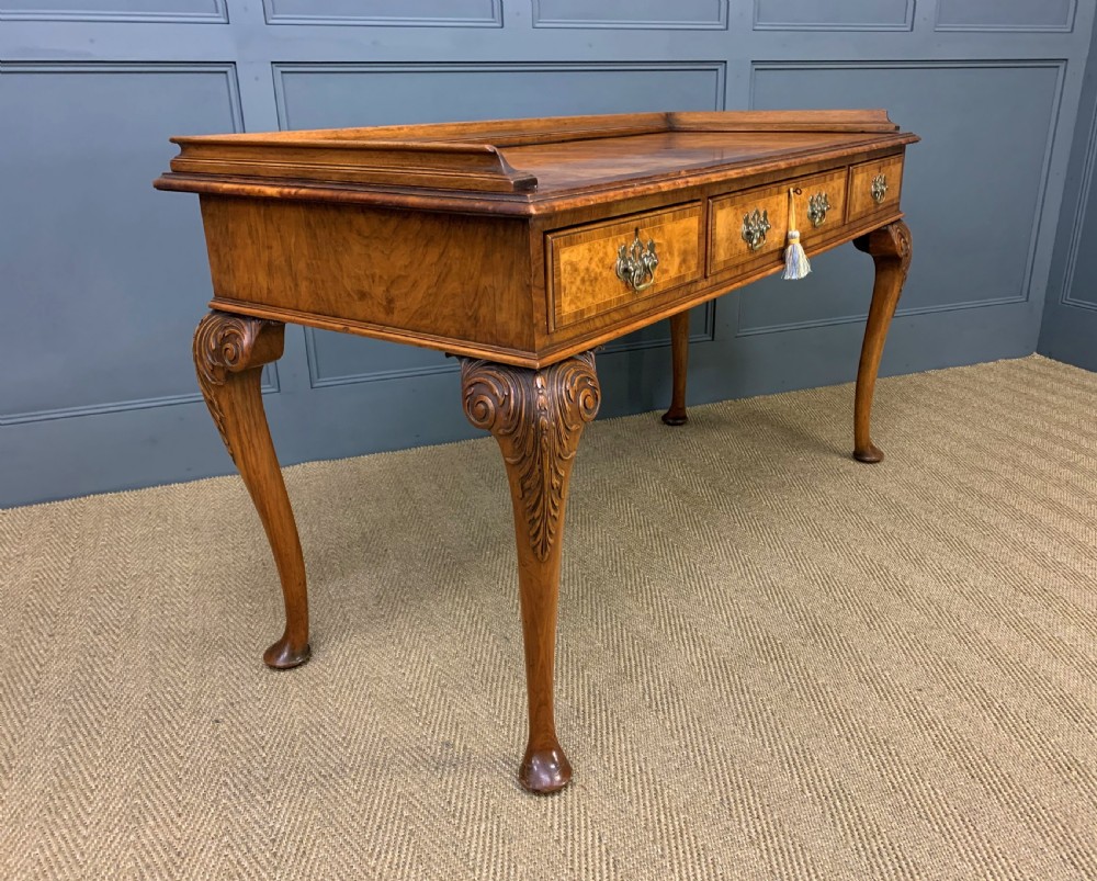 Burr Walnut Table View XII