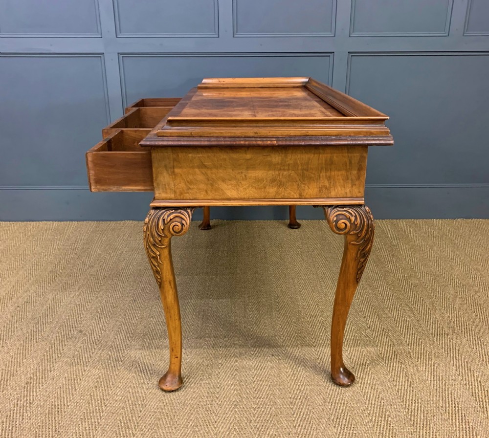 Burr Walnut Table View XVI