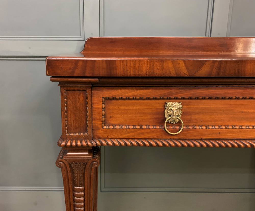 Regency Period Mahogany Console Table View VIII