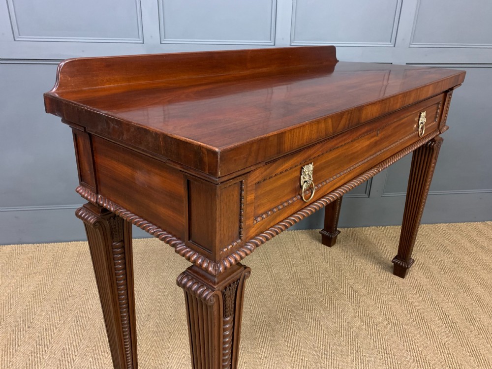 Regency Period Mahogany Console Table View XVII