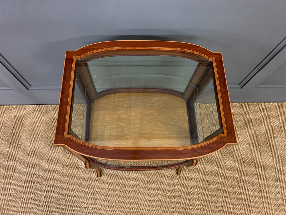 Edwardian Inlaid Mahogany Bijouterie Cabinet View II