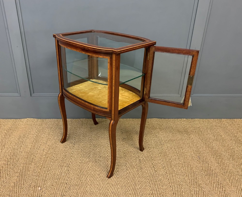 Edwardian Inlaid Mahogany Bijouterie Cabinet View III